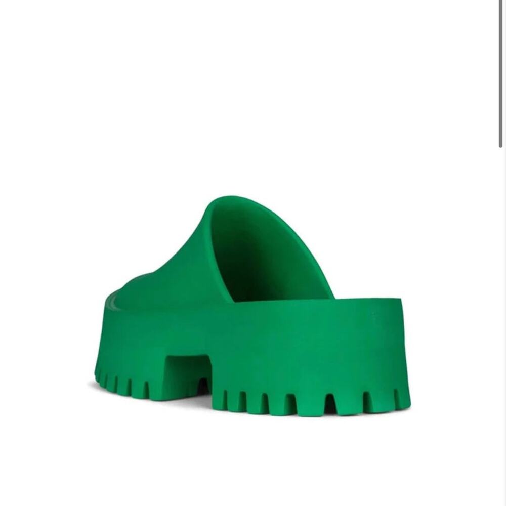 Jeffrey Campbell Lightweight PVC PLATFORM CLOG APPLE SPRING GREEN EUR 39 USA 8 - Picture 4 of 11